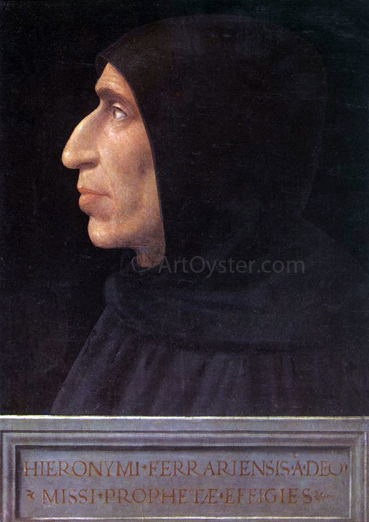 Fra Bartolomeo Portrait of Girolamo Savonarola - Hand Painted Oil Painting