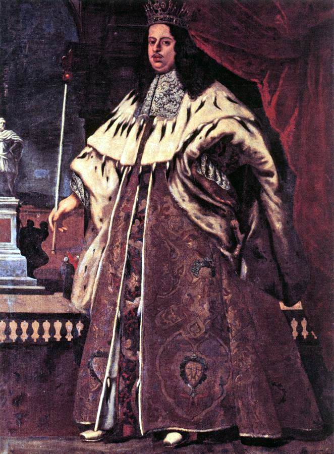  Baldassarre Franceschini Portrait of Grand Duke Cosimo III de' Medici - Hand Painted Oil Painting
