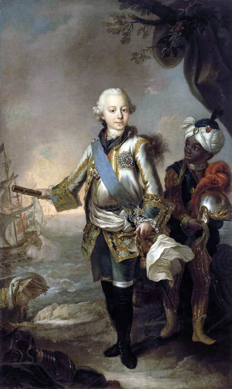 Stefano Torelli Portrait of Grand Duke Pavel Petrovich - Hand Painted Oil Painting