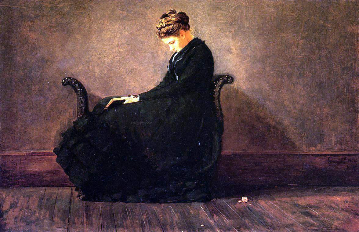 Winslow Homer Portrait of Helena de Kay - Hand Painted Oil Painting