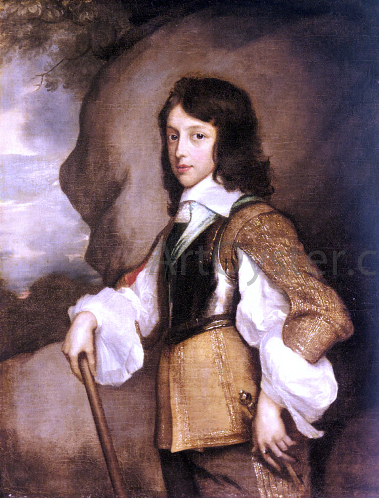 Adriaen Hanneman Portrait of Henry Stuart, Duke of Gloucester (1640-1660), When A Boy - Hand Painted Oil Painting