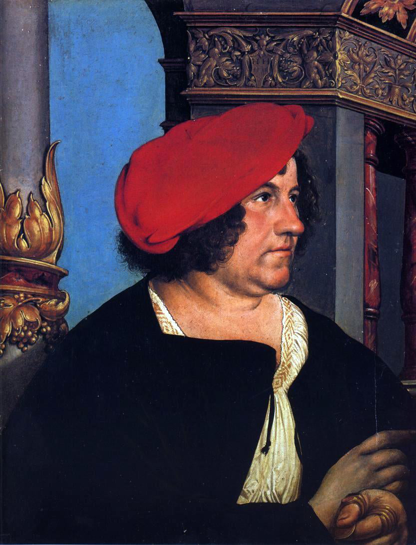  The Younger Hans Holbein Portrait of Jakob Meyer zum Kasen - Hand Painted Oil Painting
