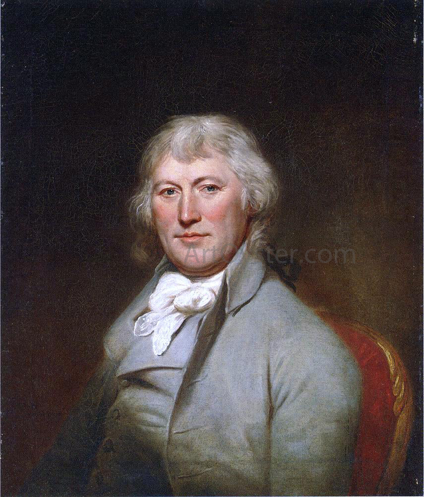 Charles Willson Peale Portrait of James W. DePeyster - Hand Painted Oil Painting