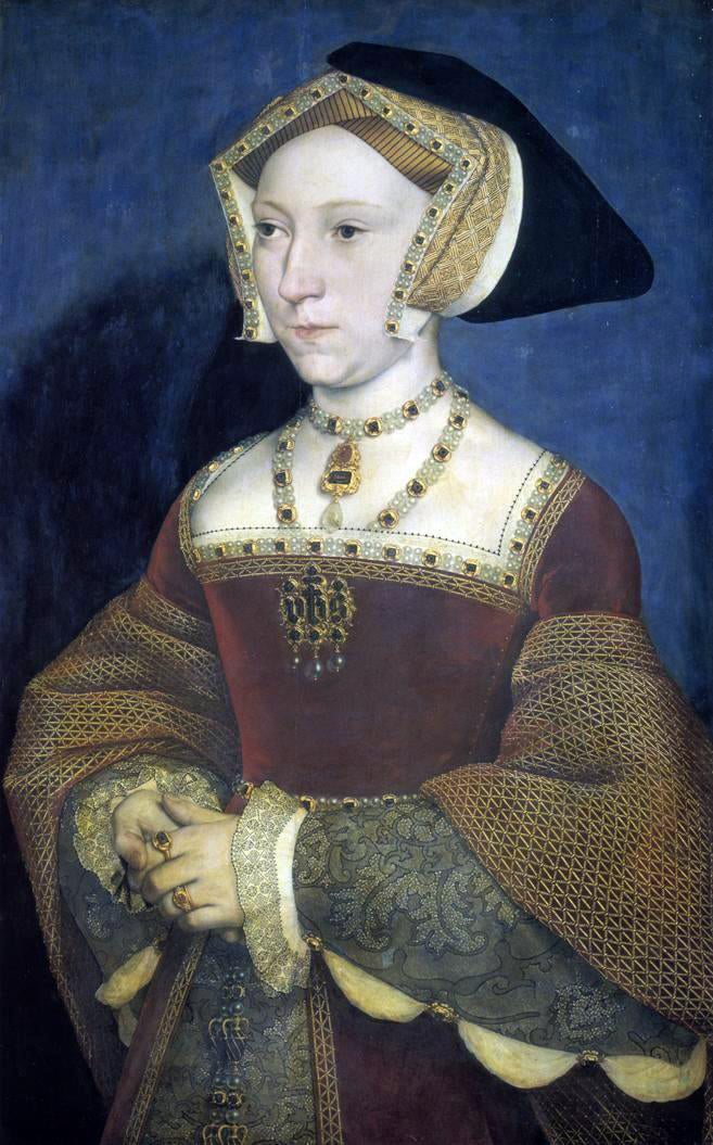  The Younger Hans Holbein Portrait of Jane Seymour - Hand Painted Oil Painting