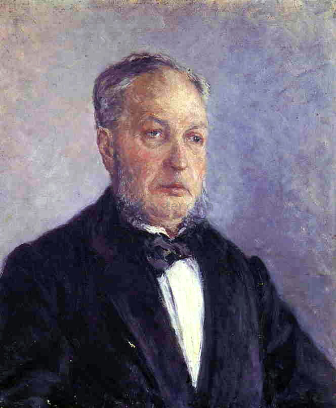Gustave Caillebotte Portrait of Jean Daurelle - Hand Painted Oil Painting