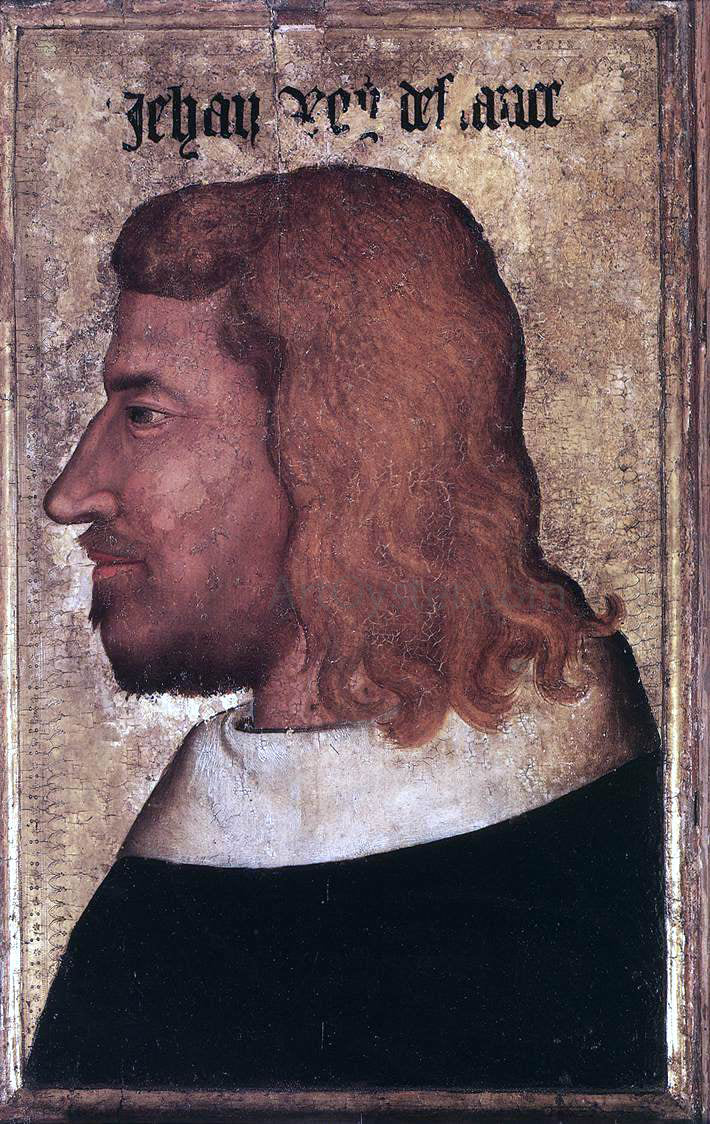 Unknown Painters Masters Portrait of Jean le Bon, King of France - Hand Painted Oil Painting