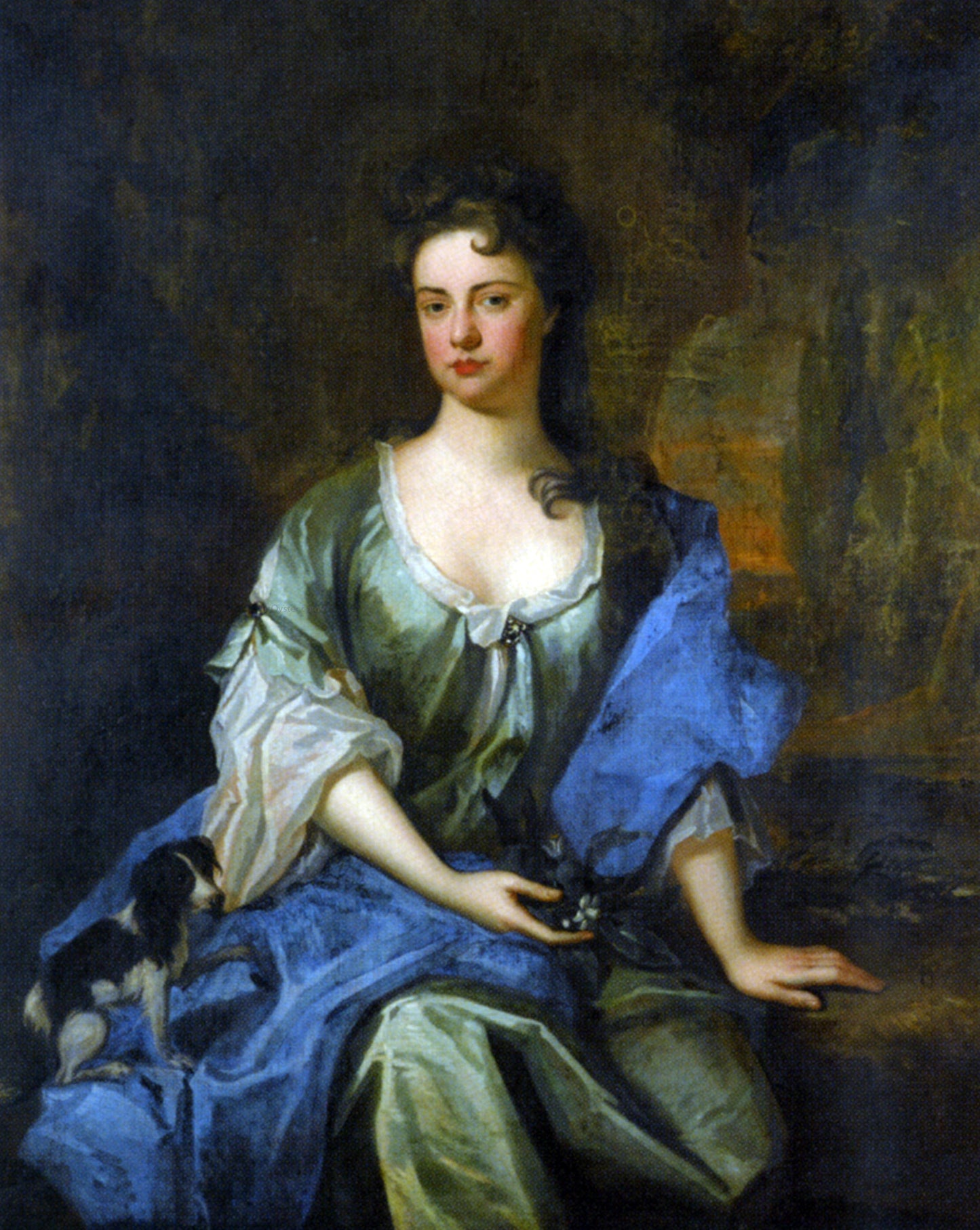  Sir Godfrey Kneller Portrait of Joane, Wife of Arthur Ayshford - Hand Painted Oil Painting