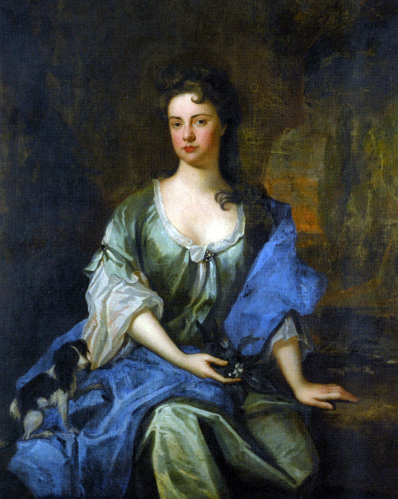  Sir Godfrey Kneller Portrait of Joane, Wife of Arthur Ayshford - Hand Painted Oil Painting