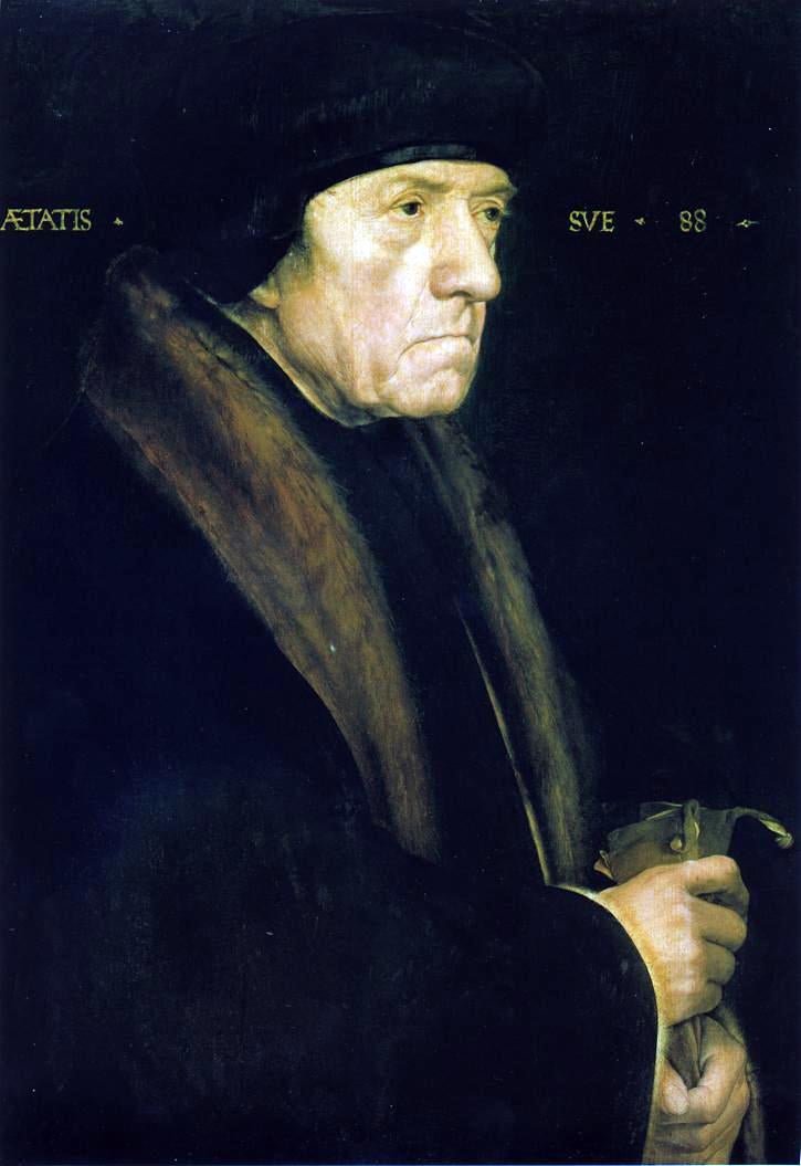 The Younger Hans Holbein Portrait of John Chambers - Hand Painted Oil Painting