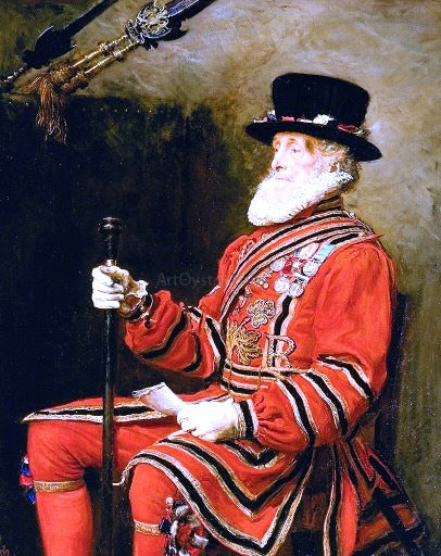 Carl Christian Brenner Portrait of John Charles Montague - Hand Painted Oil Painting