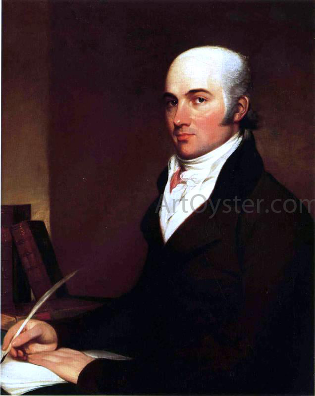 John Trumbull Portrait of John Gore, Jr - Hand Painted Oil Painting