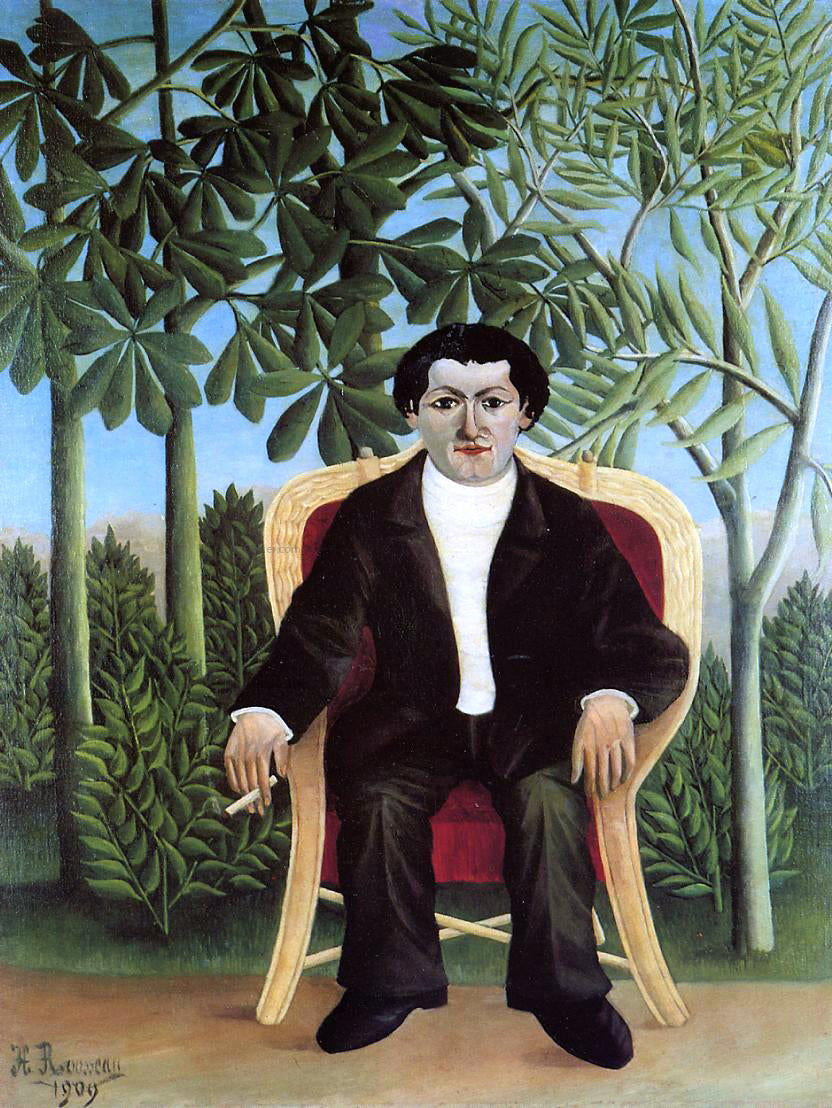 Henri Rousseau Portrait of Joseph Brummer - Hand Painted Oil Painting