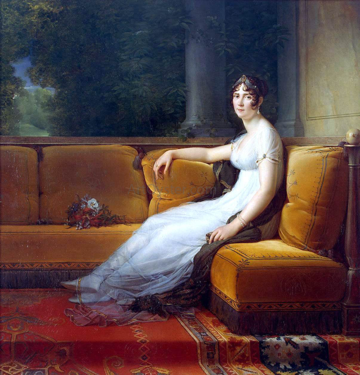 Baron Francois Gerard Portrait of Josephine - Hand Painted Oil Painting