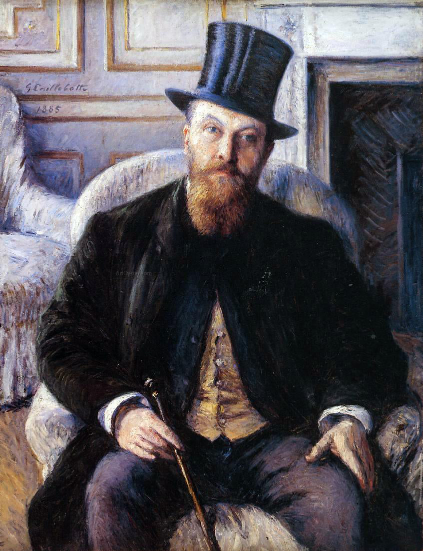 Gustave Caillebotte Portrait of Jules Dubois - Hand Painted Oil Painting