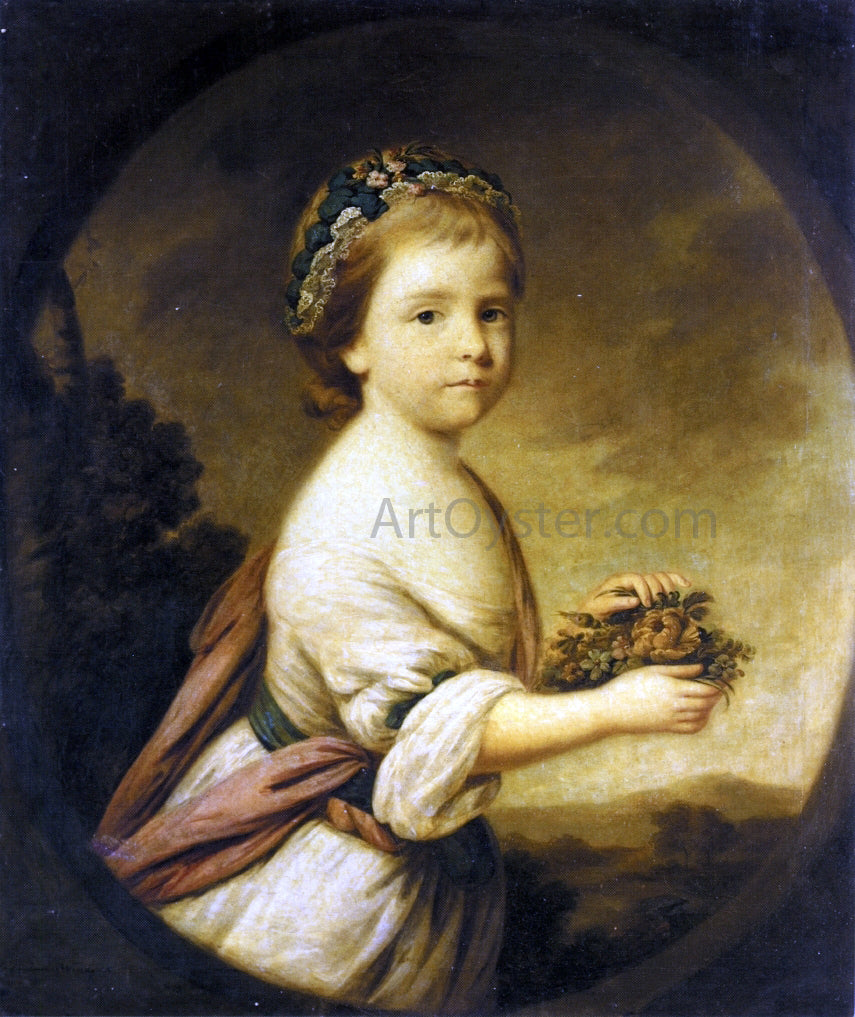 Francis Cotes RA Portrait of Lady Anne Windsor - Hand Painted Oil Painting