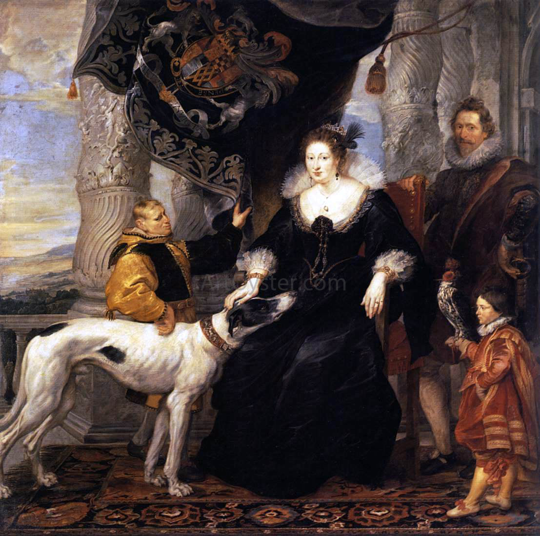 Peter Paul Rubens Portrait of Lady Arundel with her Train - Hand Painted Oil Painting