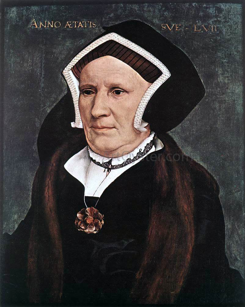 The Younger Hans Holbein Portrait of Lady Margaret Butts - Hand Painted Oil Painting