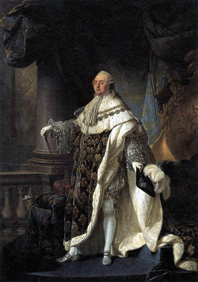 Antoine-Francois Callet Portrait of Louis XVI - Hand Painted Oil Painting