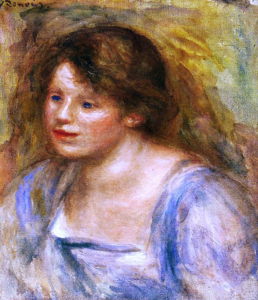Pierre Auguste Renoir Portrait of Lucienne - Hand Painted Oil Painting