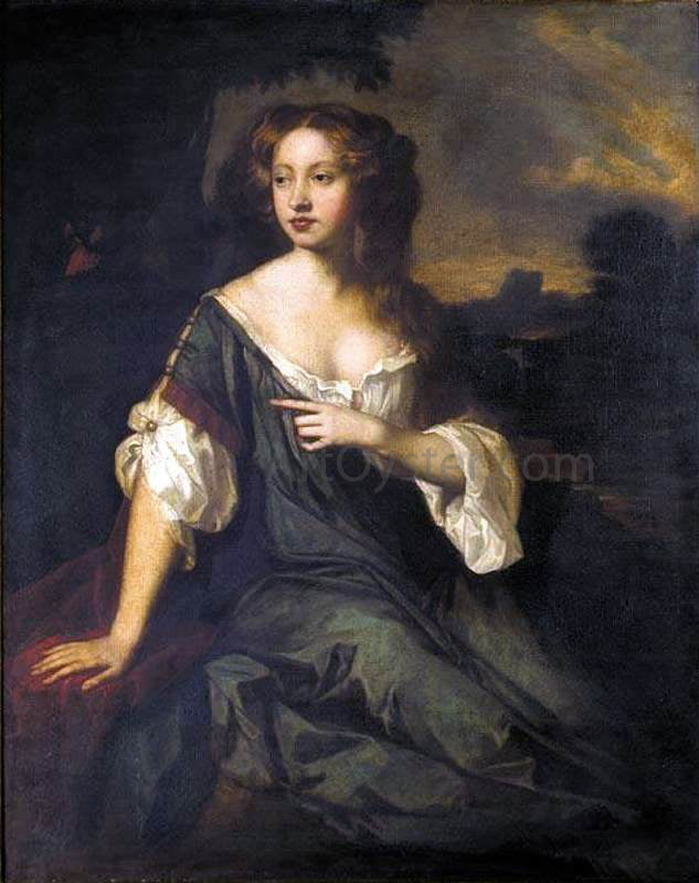 Sir Peter Lely Portrait of Lucy Brydges - Hand Painted Oil Painting