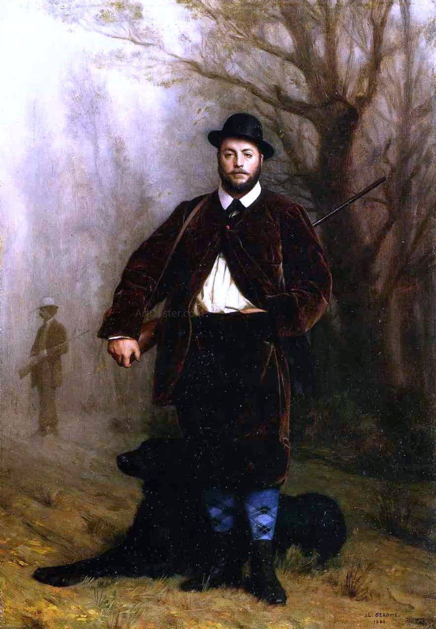 Jean-Leon Gerome Portrait of M. Edouard Delessert - Hand Painted Oil Painting