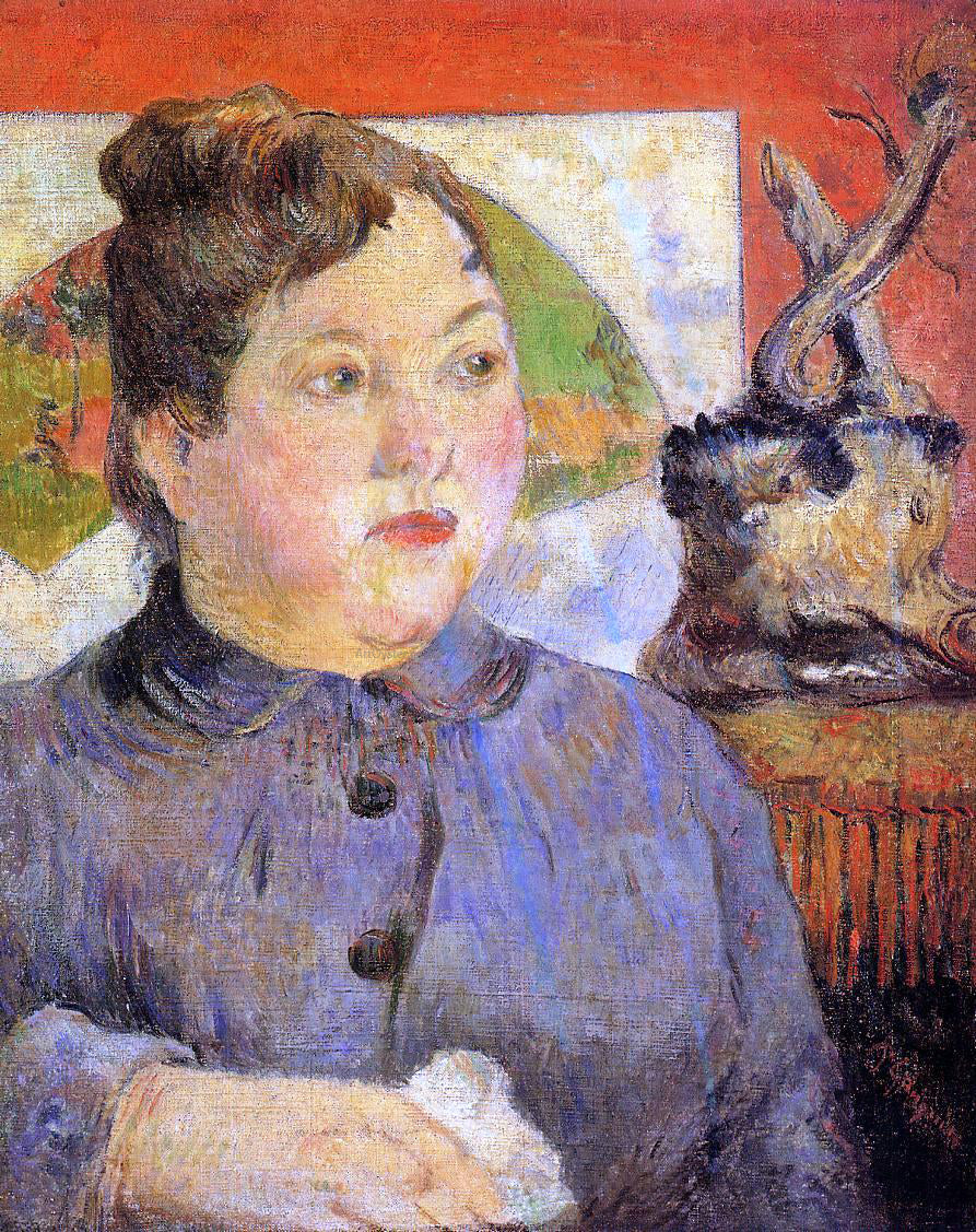 Paul Gauguin Portrait of Madame Alexander Kholer - Hand Painted Oil Painting