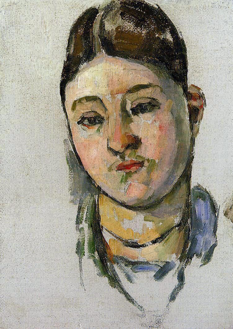 Paul Cezanne Portrait of Madame Cezanne - Hand Painted Oil Painting