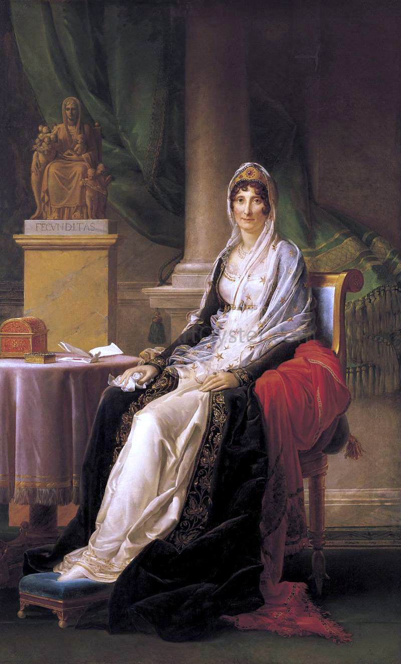 Baron Francois Gerard Portrait of Madame Mere - Hand Painted Oil Painting