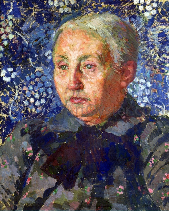Theo Van Rysselberghe Portrait of Madame Monnon, the Artist's Mother-in-Law - Hand Painted Oil Painting