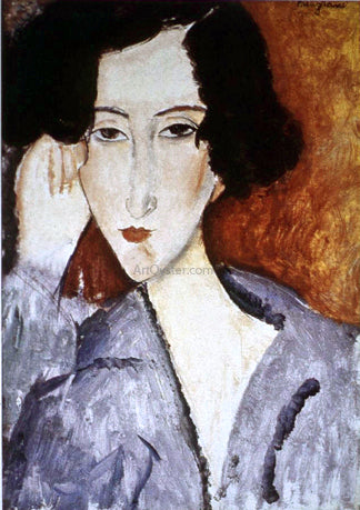  Amedeo Modigliani Portrait of Madame Rachele Osterlind - Hand Painted Oil Painting