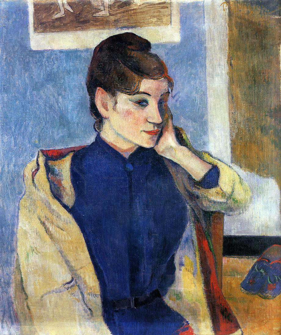 Paul Gauguin Portrait of Madeline Bernard - Hand Painted Oil Painting