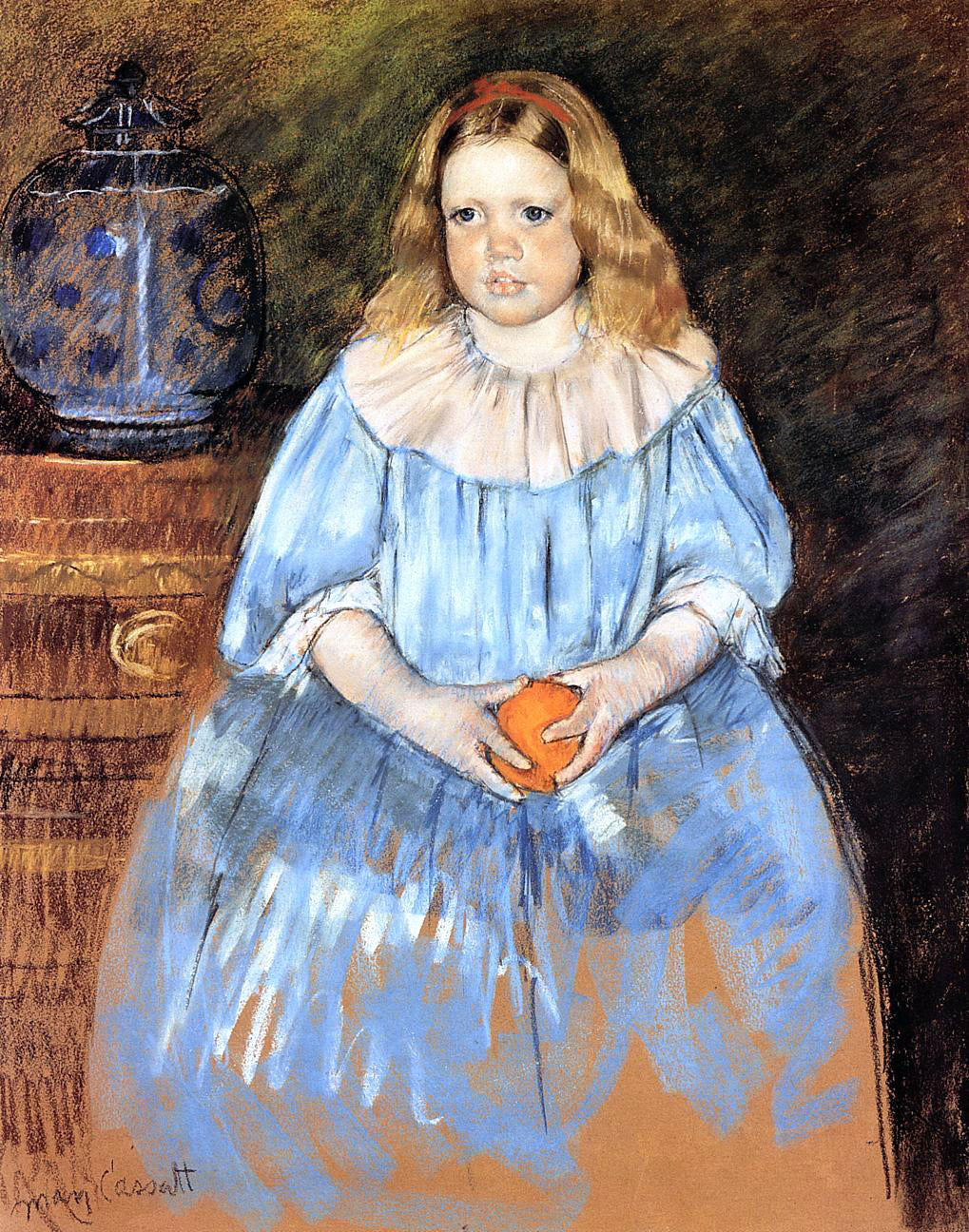 Mary Cassatt Portrait of Margaret Milligan Sloan (no.2) - Hand Painted Oil Painting