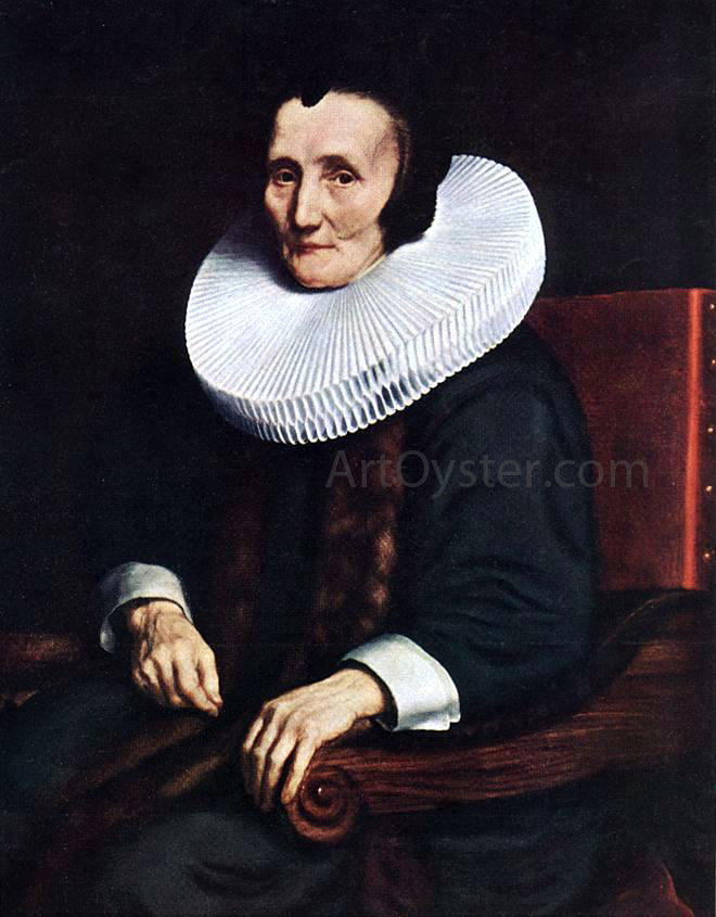 Nicolaes Maes Portrait of Margaretha de Geer, Wife of Jacob Trip - Hand Painted Oil Painting