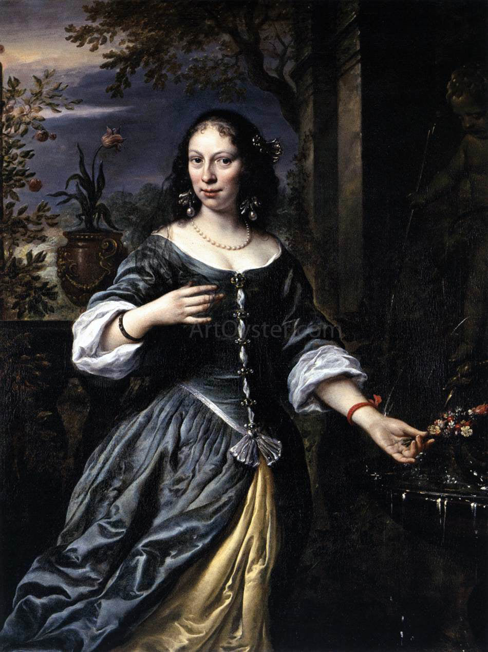 Govert Teunisz Flinck Portrait of Margaretha Tulp - Hand Painted Oil Painting