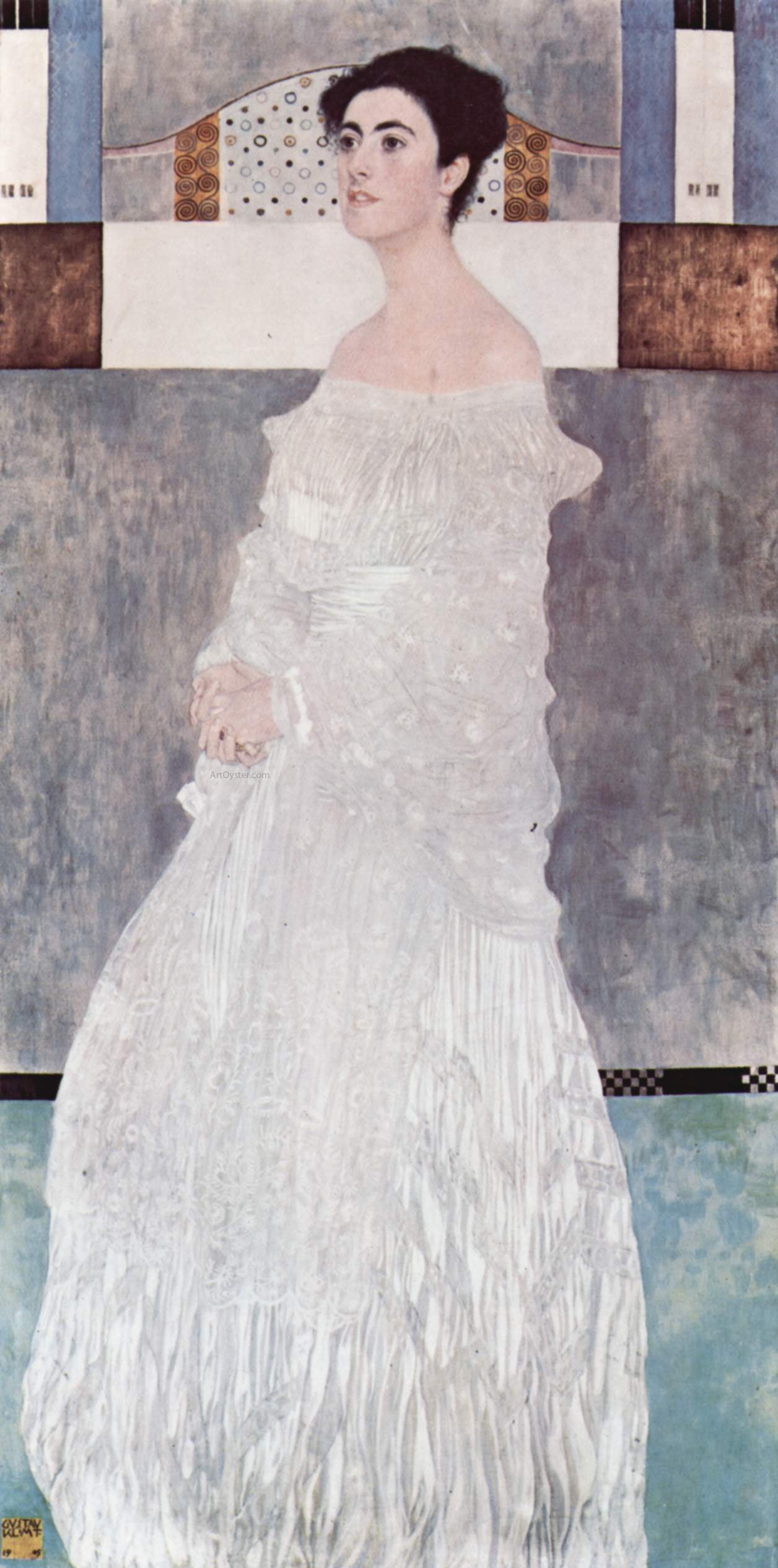 Gustav Klimt Portrait of Margarethe Stonborough-Wittgenstein - Hand Painted Oil Painting