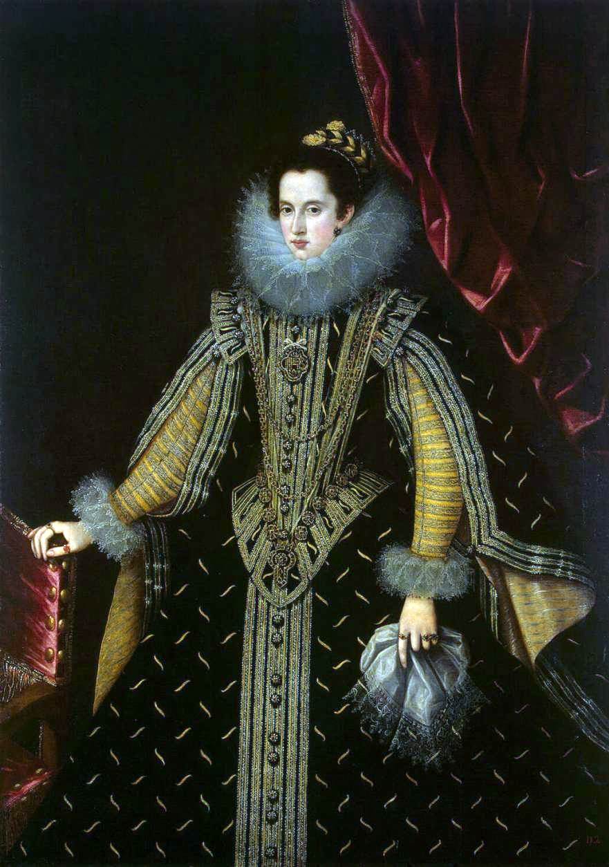 Bartolome Gonzalez Y Serrano Portrait of Margarita Aldobrandini, Duchess of Parma - Hand Painted Oil Painting