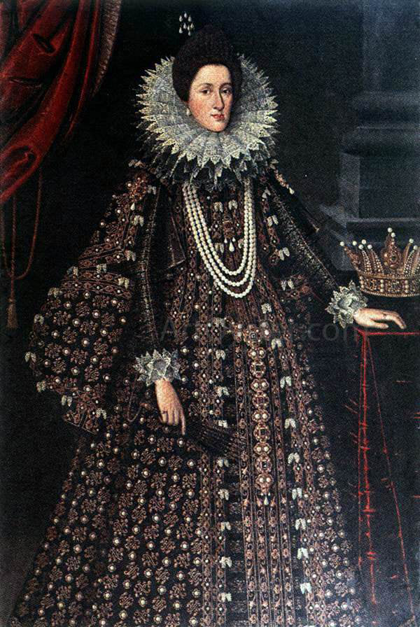 Tiberio Di Tito Portrait of Maria Maddalena of Austria - Hand Painted Oil Painting