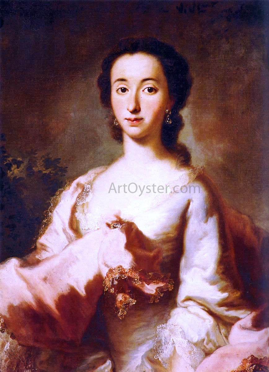 George De Marees Portrait of Maria Rosa Walburga von Soyer - Hand Painted Oil Painting