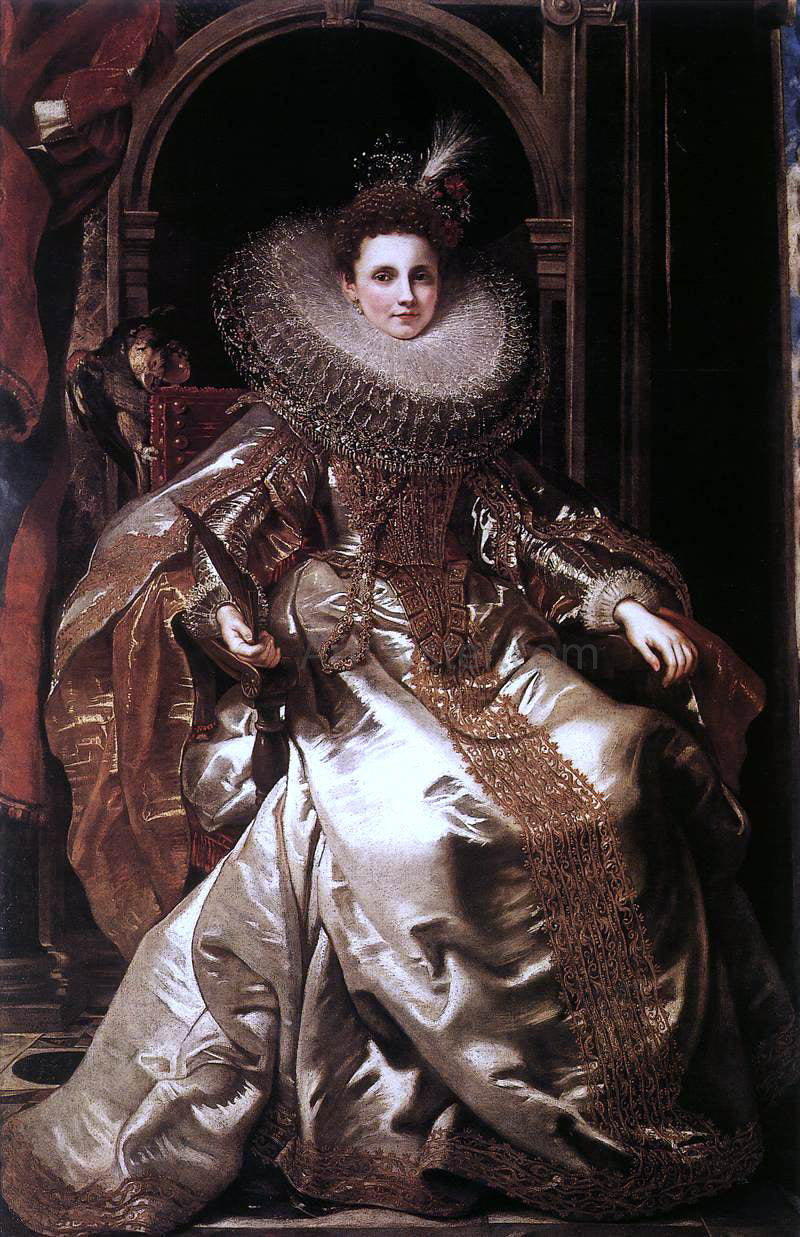Peter Paul Rubens Portrait of Maria Serra Pallavicino - Hand Painted Oil Painting