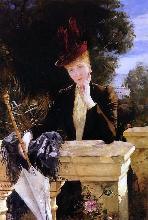 Henri Gervex Portrait of Marie Clotilde de Faret, Comtesse de Fournes - Hand Painted Oil Painting