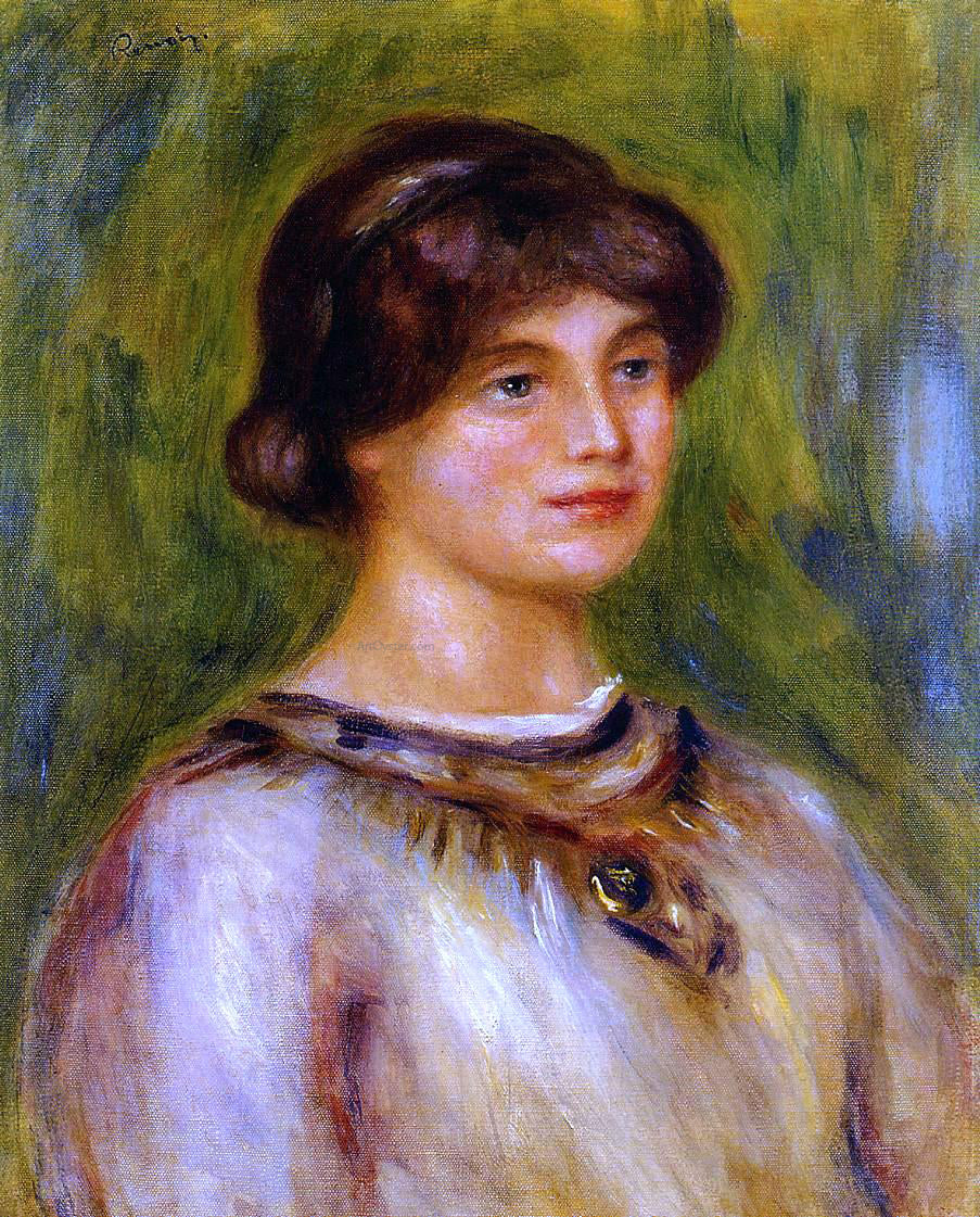 Pierre Auguste Renoir Portrait of Marie Lestringuez - Hand Painted Oil Painting