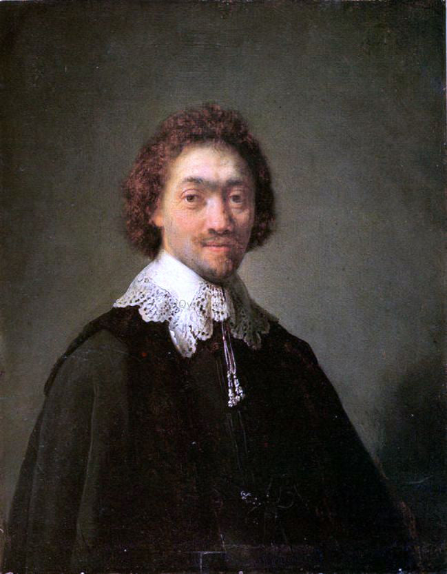 Rembrandt Van Rijn Portrait of Maurits Huygens - Hand Painted Oil Painting