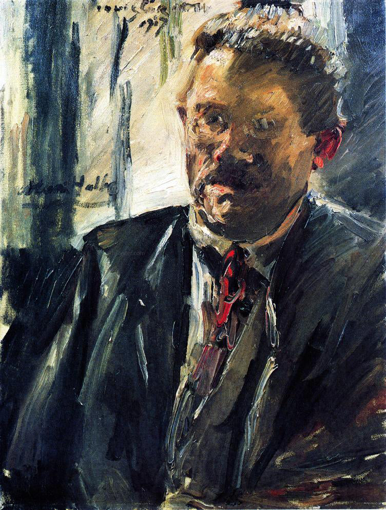Lovis Corinth Portrait of Max Halbe - Hand Painted Oil Painting