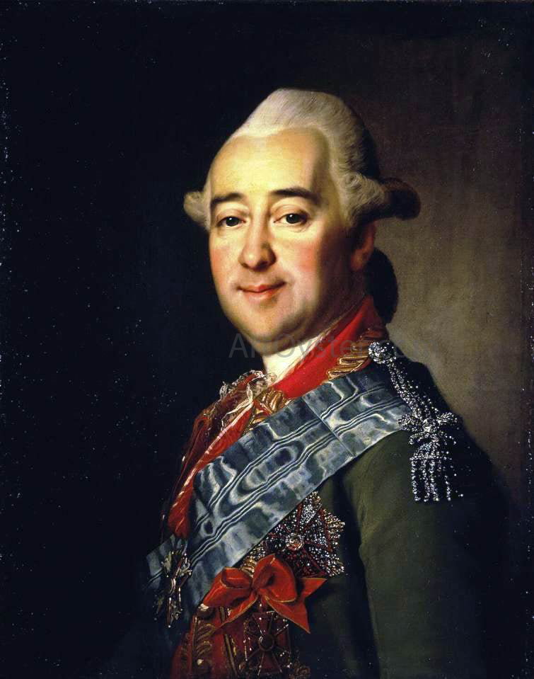 Dmitry Grigorevich Levitsky Portrait of Mikhail Krechetnikov - Hand Painted Oil Painting
