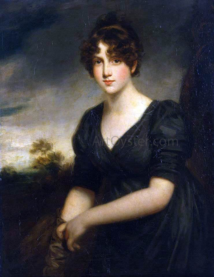  John Opie Portrait of Miss Frances Vinicombe - Hand Painted Oil Painting