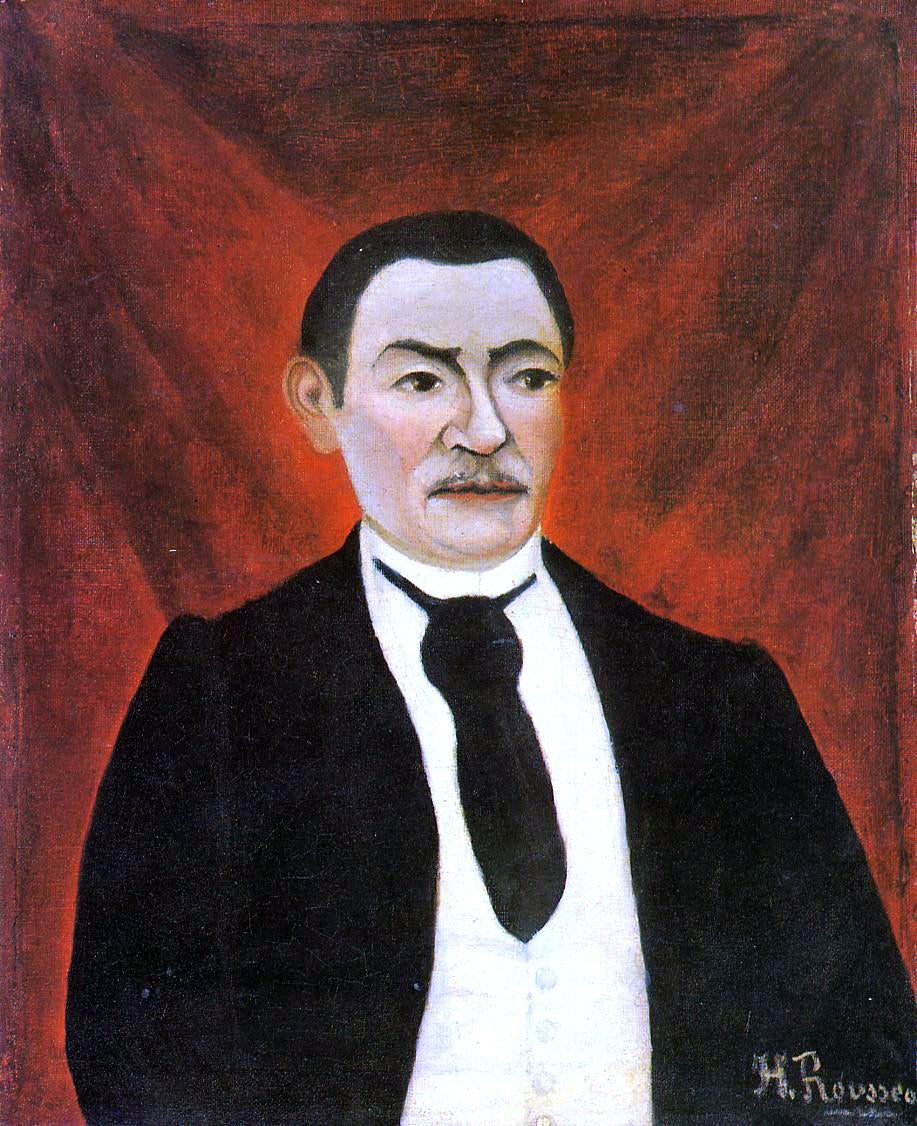 Henri Rousseau Portrait of Monsieur S - Hand Painted Oil Painting