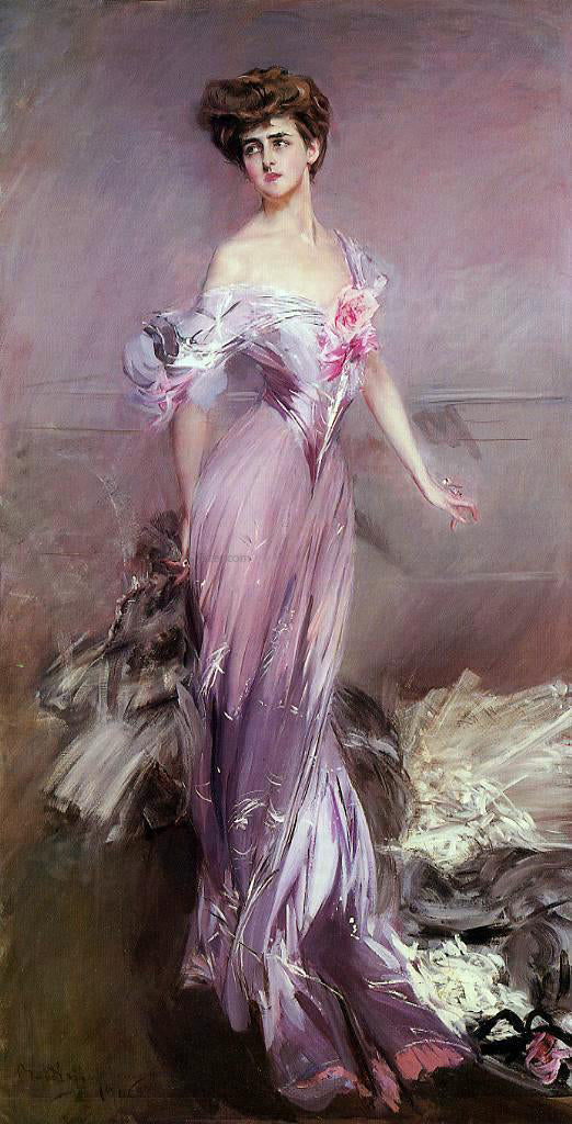 Giovanni Boldini Dolly Baird of Bunbarton (Portrait of Mrs. Howard-Johnston) - Hand Painted Oil Painting