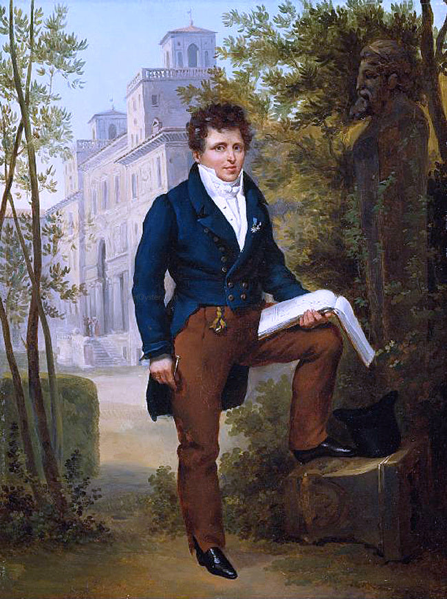 Francois-Edouard Picot Portrait of Nicholas-Pierre Tiolier - Hand Painted Oil Painting