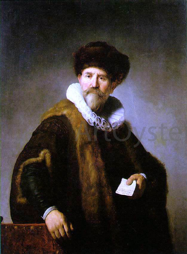 Rembrandt Van Rijn Portrait of Nicolaes Ruts - Hand Painted Oil Painting