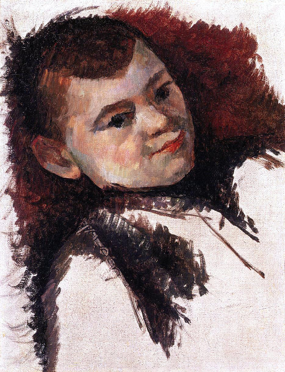 Paul Cezanne Portrait of Paul Cezanne, the Artist's Son - Hand Painted Oil Painting